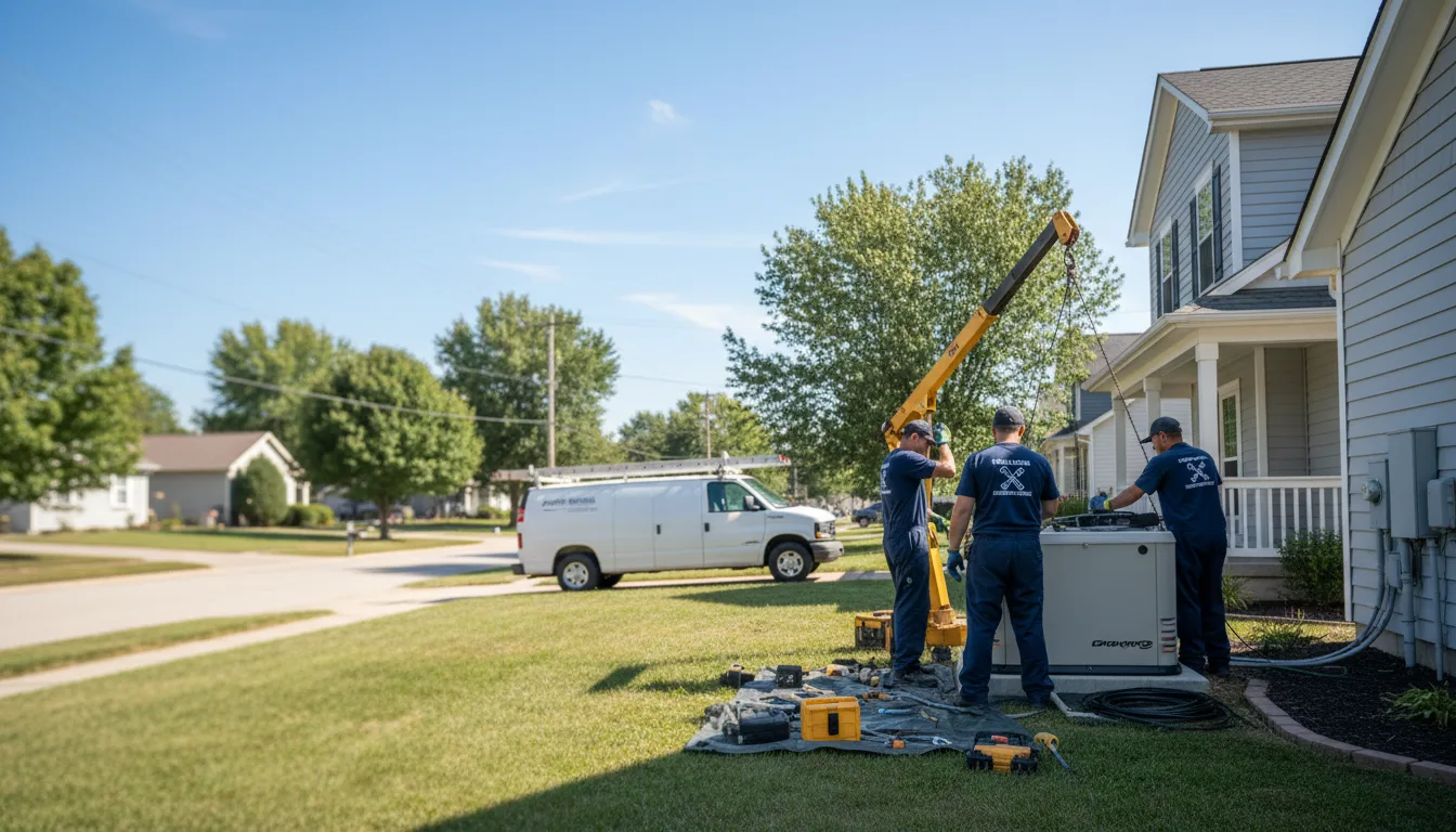 Generator Installation in Columbus City, IA near me